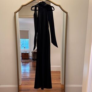 Ralph Lauren Purple Label Black Backless Dress